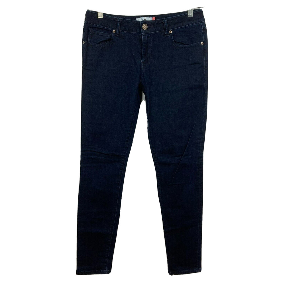 Cabi Jeans Womens Sz 6‎ Blue Skinny Cotton Stretch Denim Slim Fit